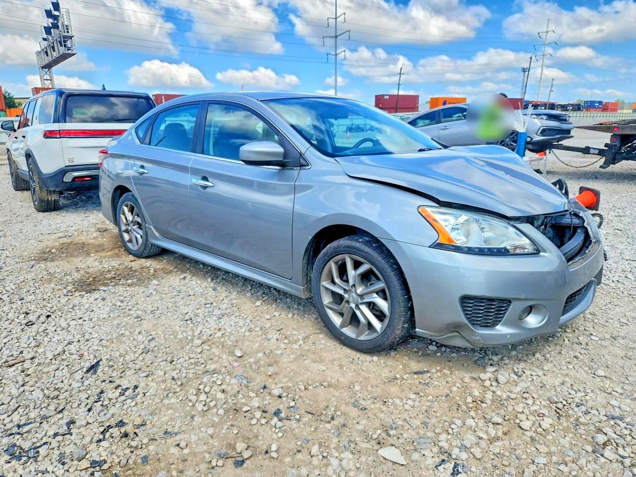 2014 Nissan Sentra Sr Silver vin: 3N1AB7APXEY293523