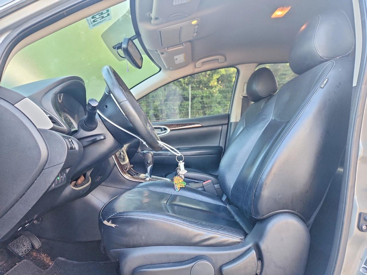 2014 Nissan Sentra Sl Silver vin: 3N1AB7APXEY293781