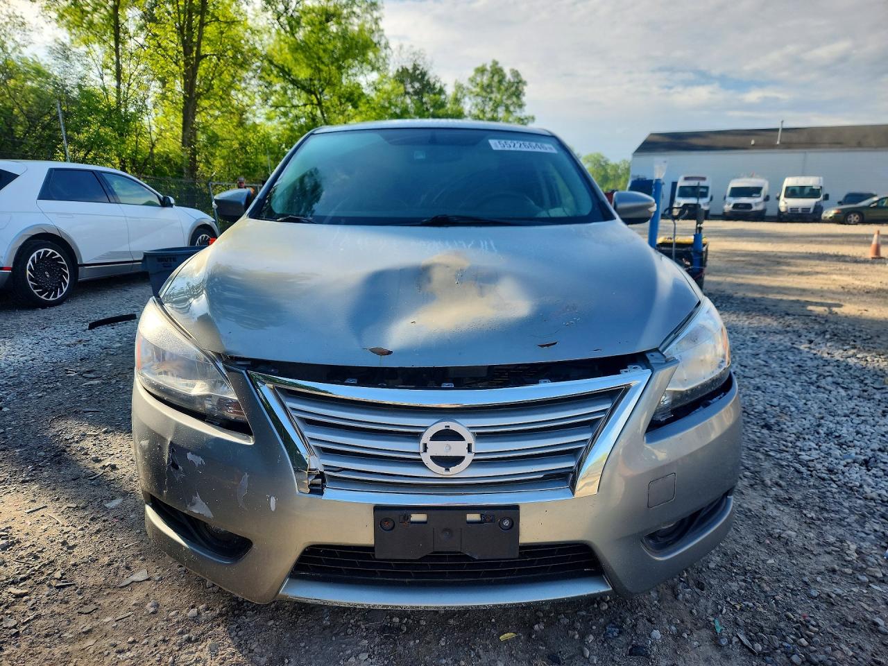 2014 Nissan Sentra Sl Silver vin: 3N1AB7APXEY293781