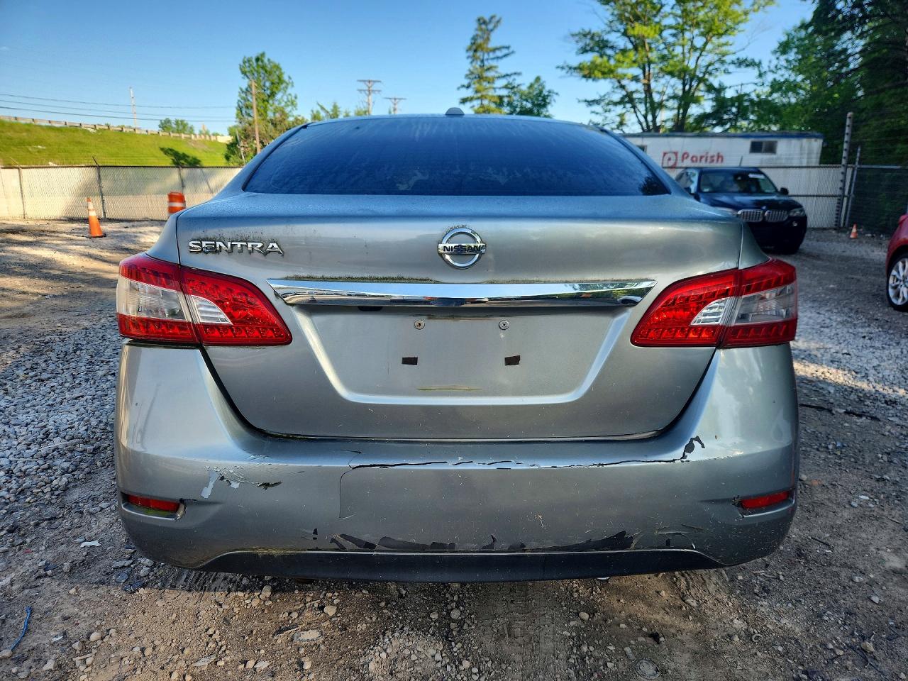 2014 Nissan Sentra Sl Silver vin: 3N1AB7APXEY293781