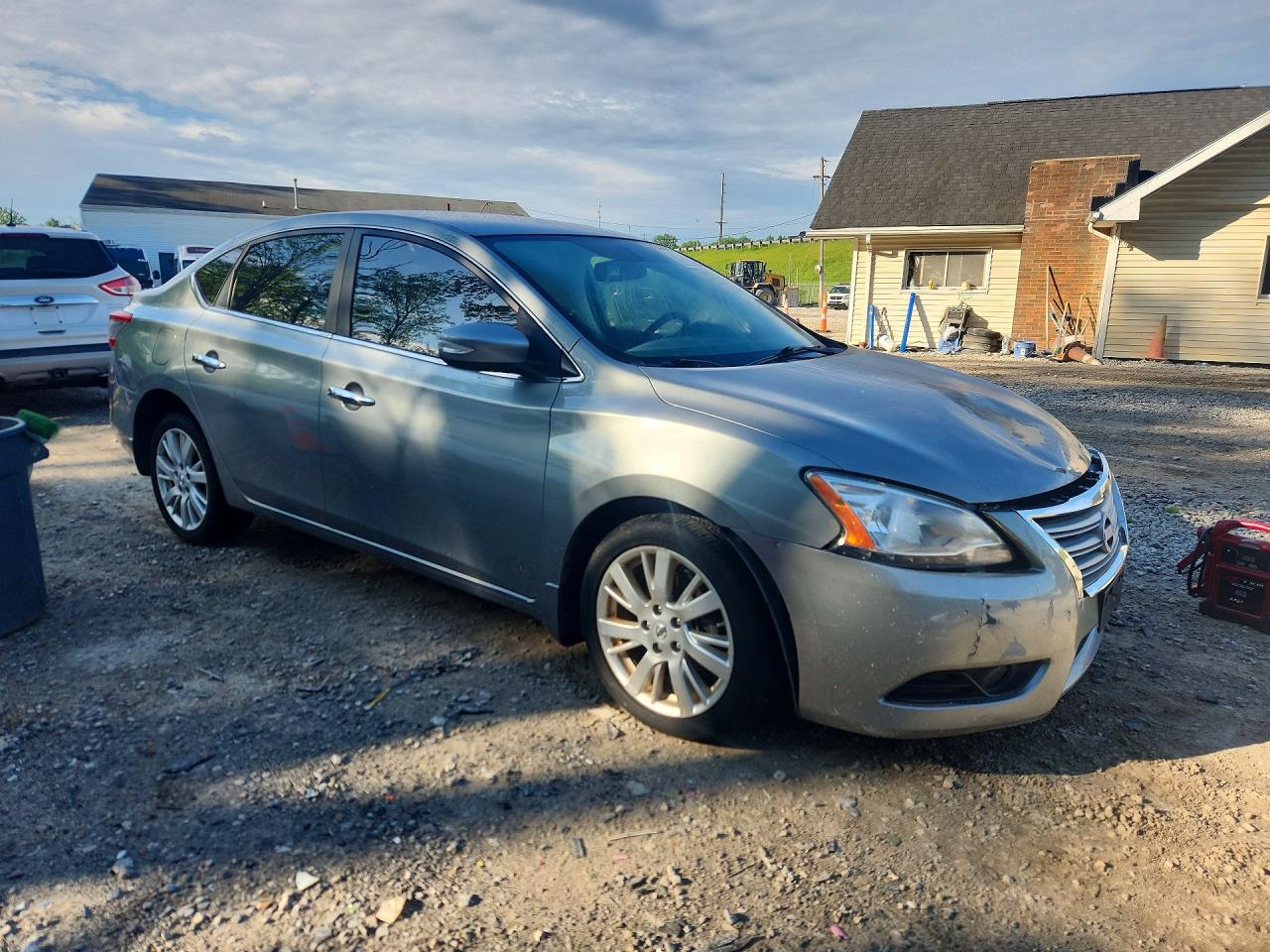 2014 Nissan Sentra Sl Silver vin: 3N1AB7APXEY293781