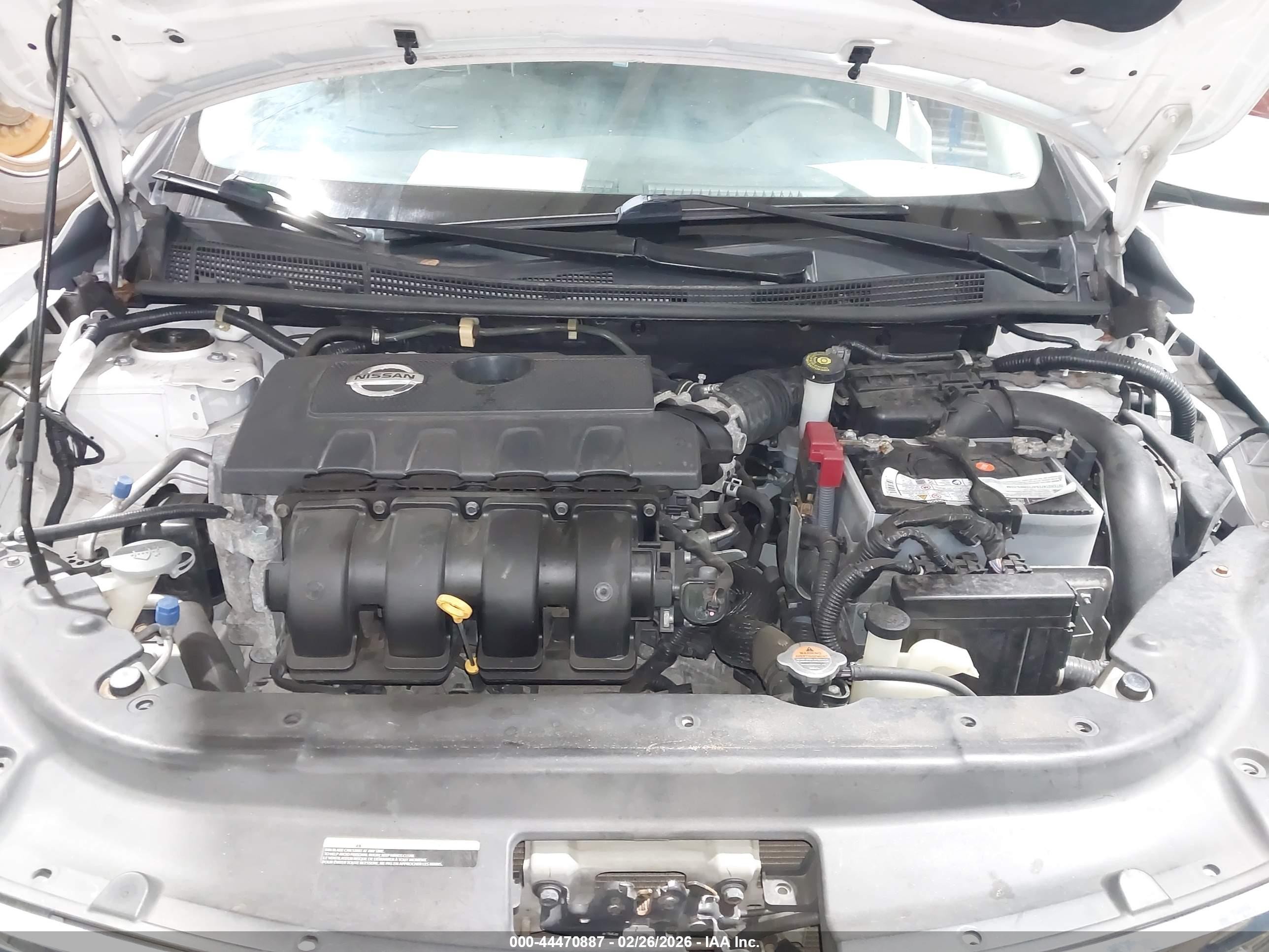 2014 Nissan Sentra Sv Белый vin: 3N1AB7APXEY297488