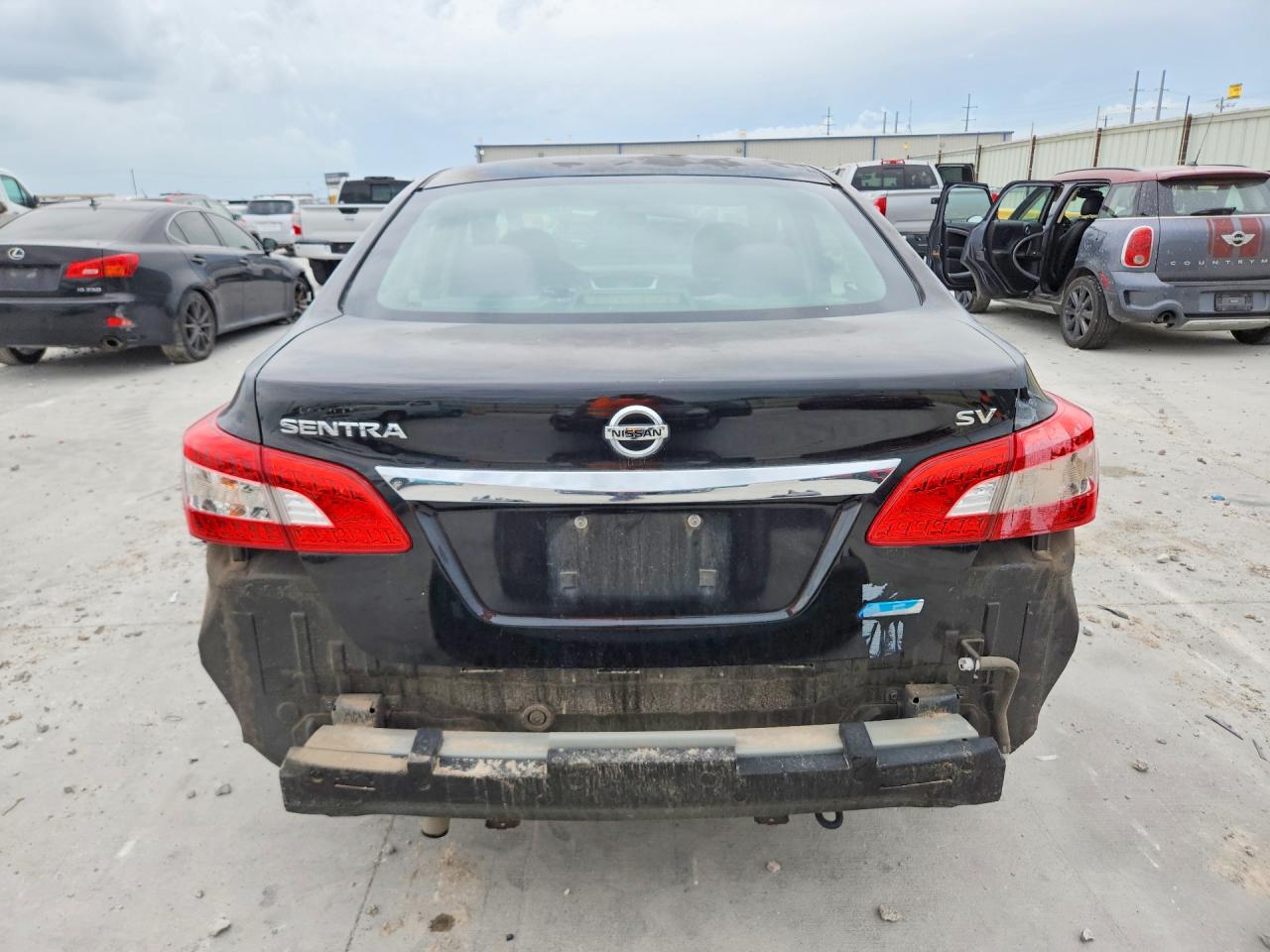 2014 Nissan Sentra Sv Black vin: 3N1AB7APXEY300048