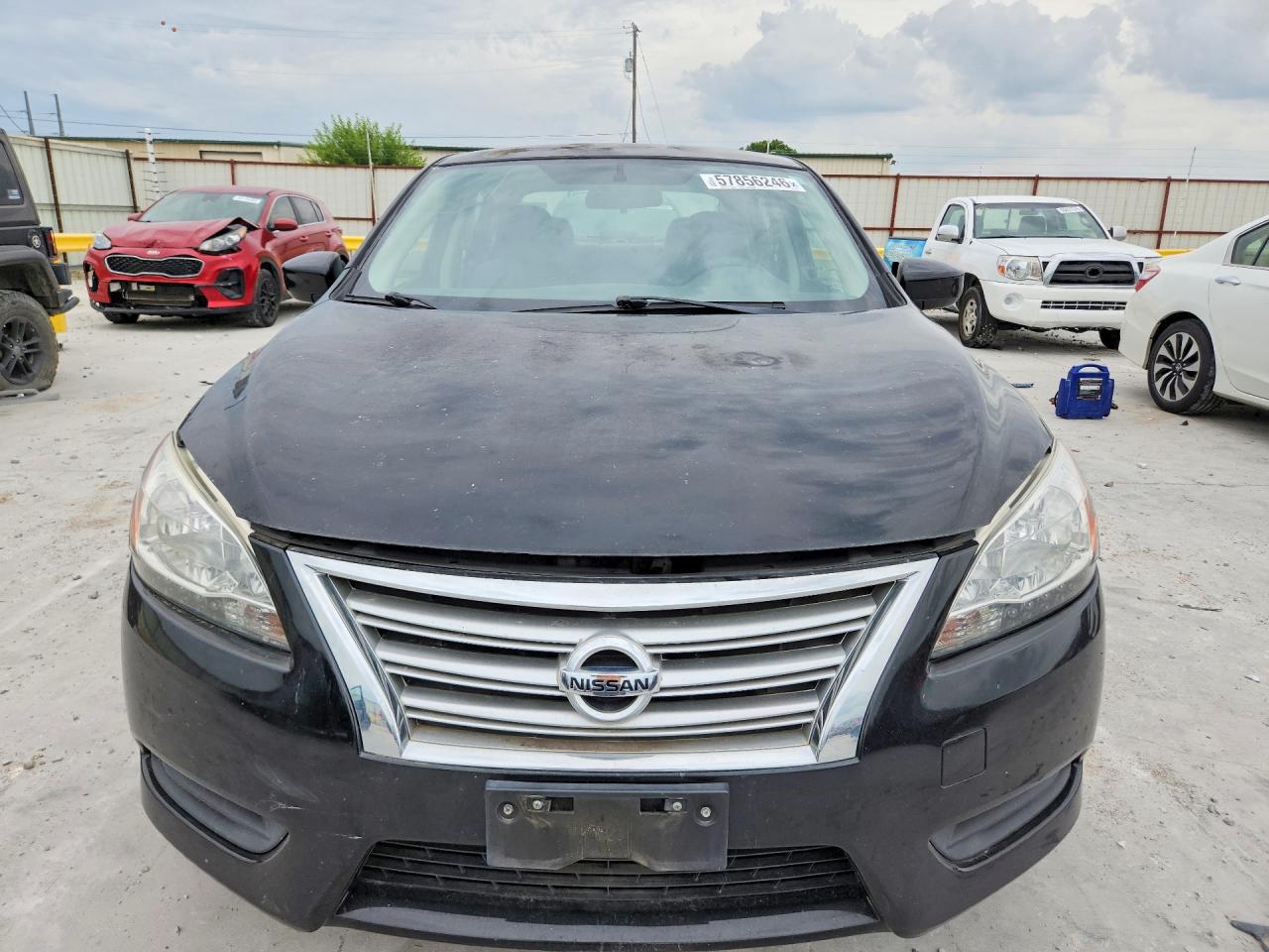 2014 Nissan Sentra Sv Black vin: 3N1AB7APXEY300048