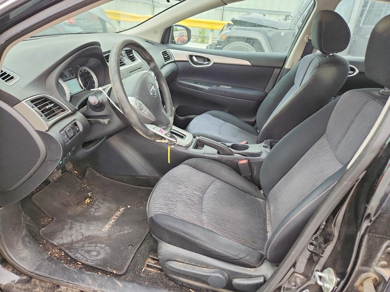 2014 Nissan Sentra Sv Black vin: 3N1AB7APXEY300048