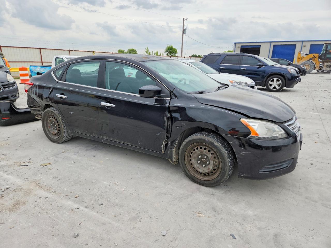 2014 Nissan Sentra Sv Black vin: 3N1AB7APXEY300048