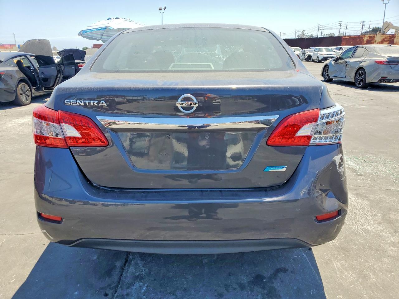 2014 Nissan Sentra S Gray vin: 3N1AB7APXEY303712