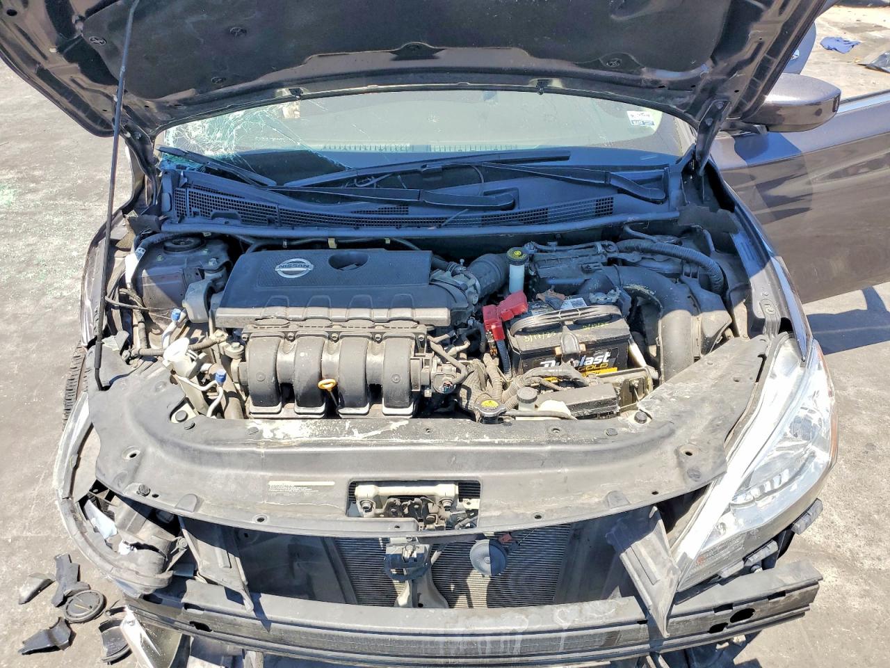 2014 Nissan Sentra S Gray vin: 3N1AB7APXEY303712