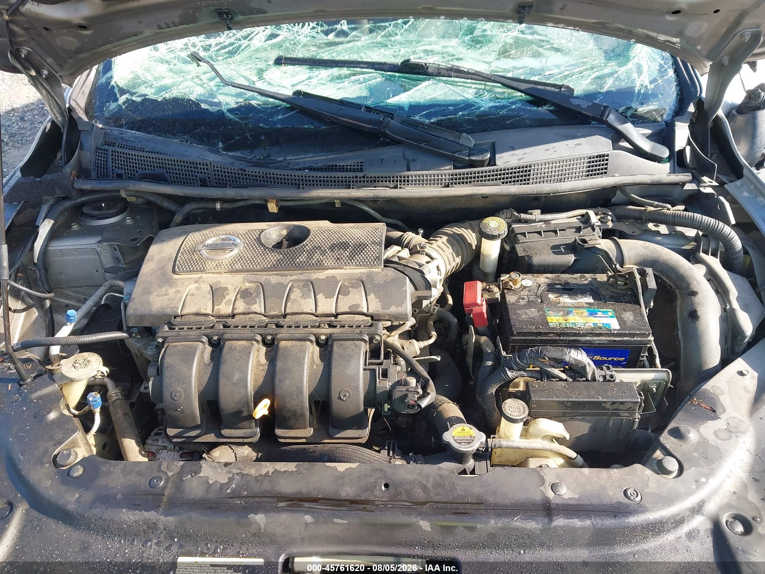 2014 Nissan Sentra Sr Silver vin: 3N1AB7APXEY306478