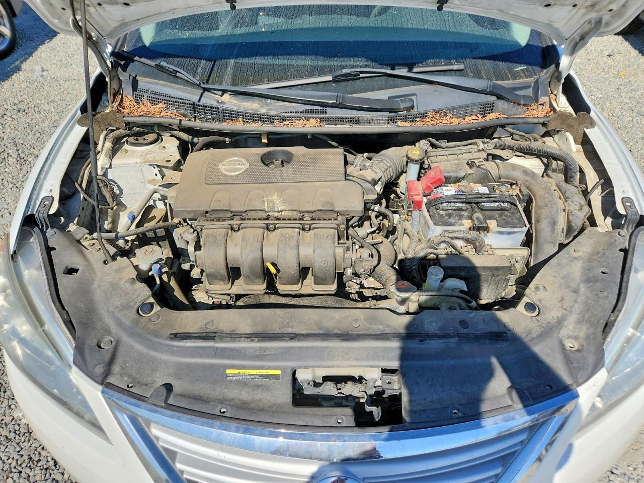 2014 Nissan Sentra Sv Белый vin: 3N1AB7APXEY306612