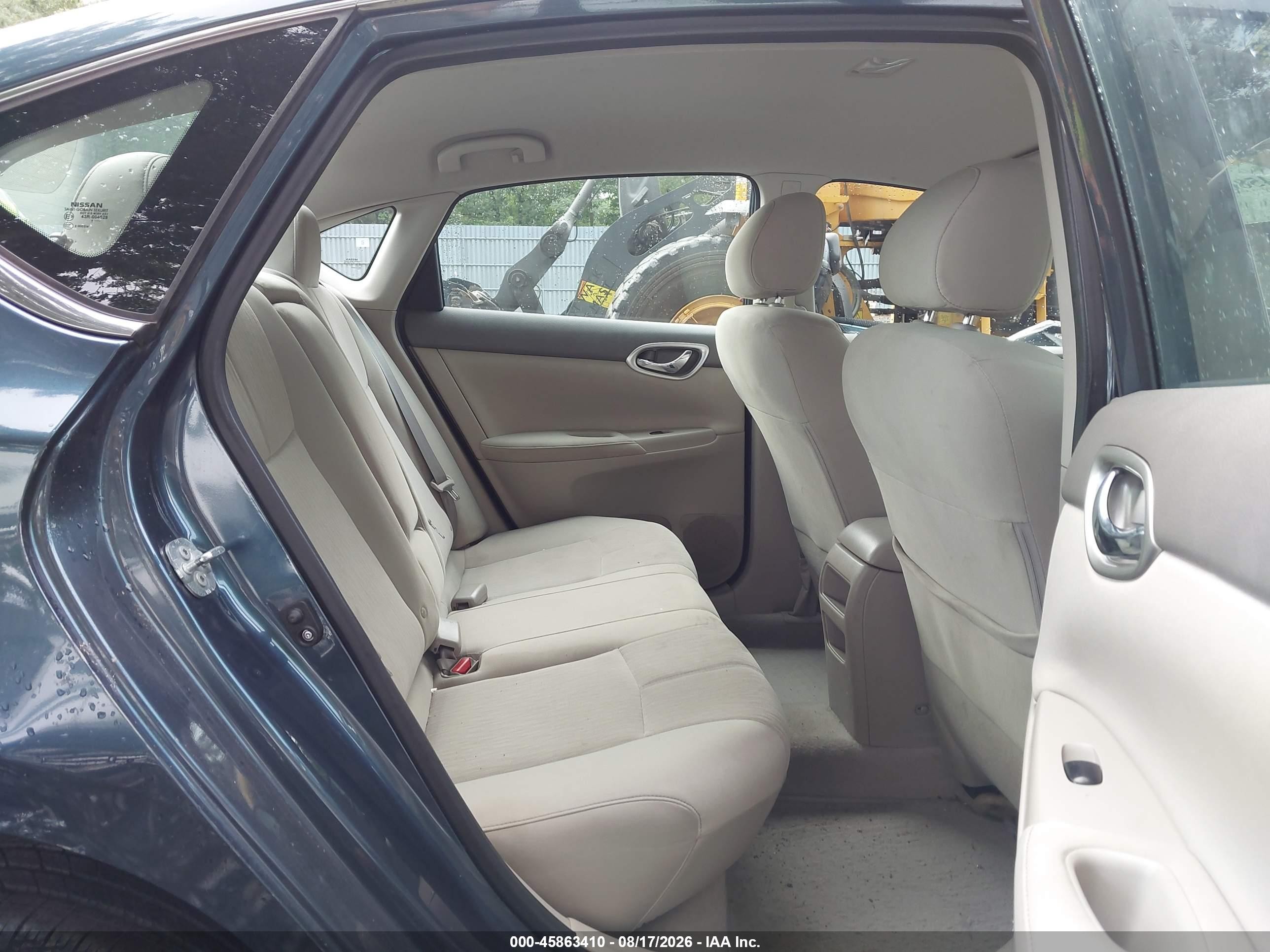 2014 Nissan Sentra Sv Blue vin: 3N1AB7APXEY309123