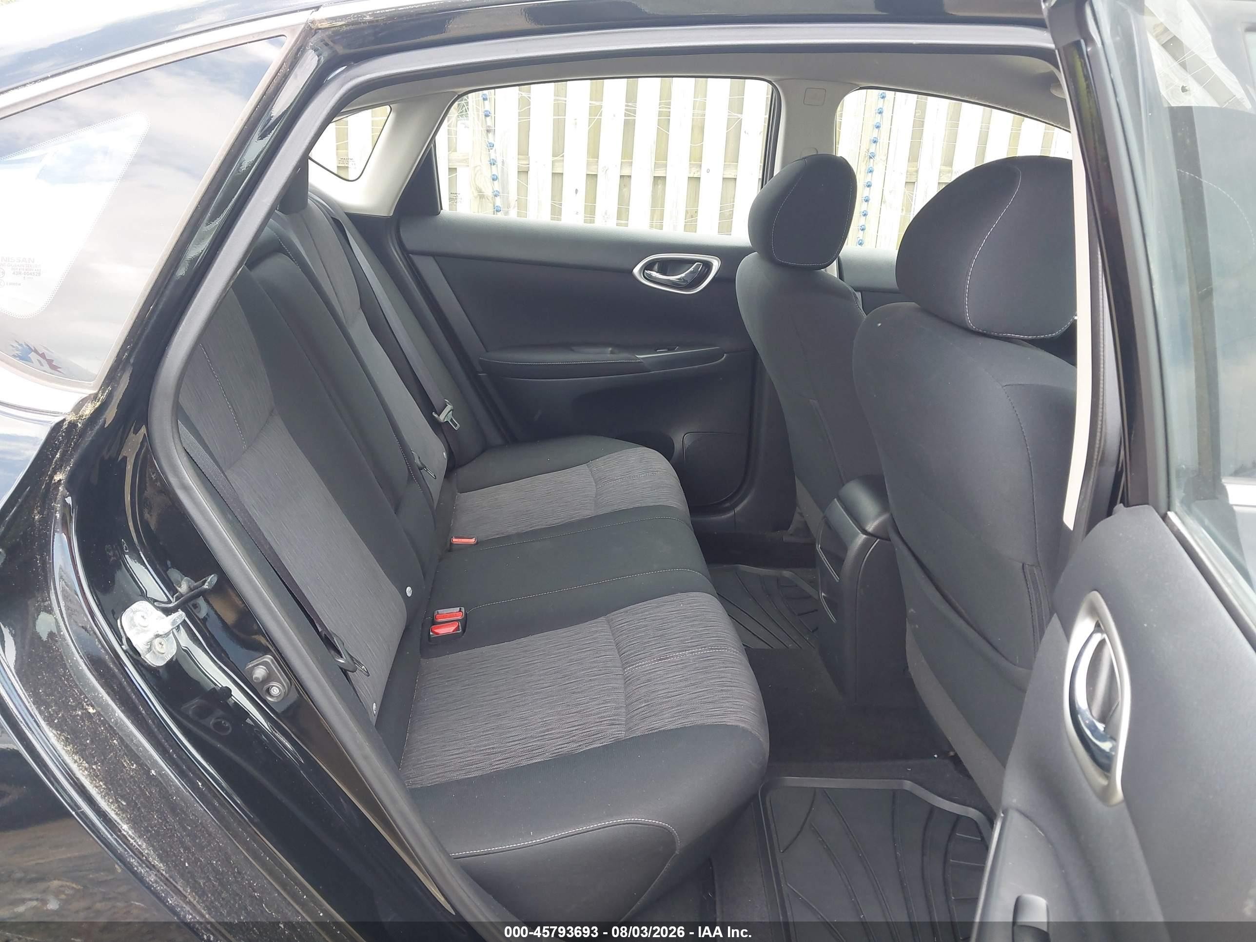 2014 Nissan Sentra Sv Black vin: 3N1AB7APXEY313351