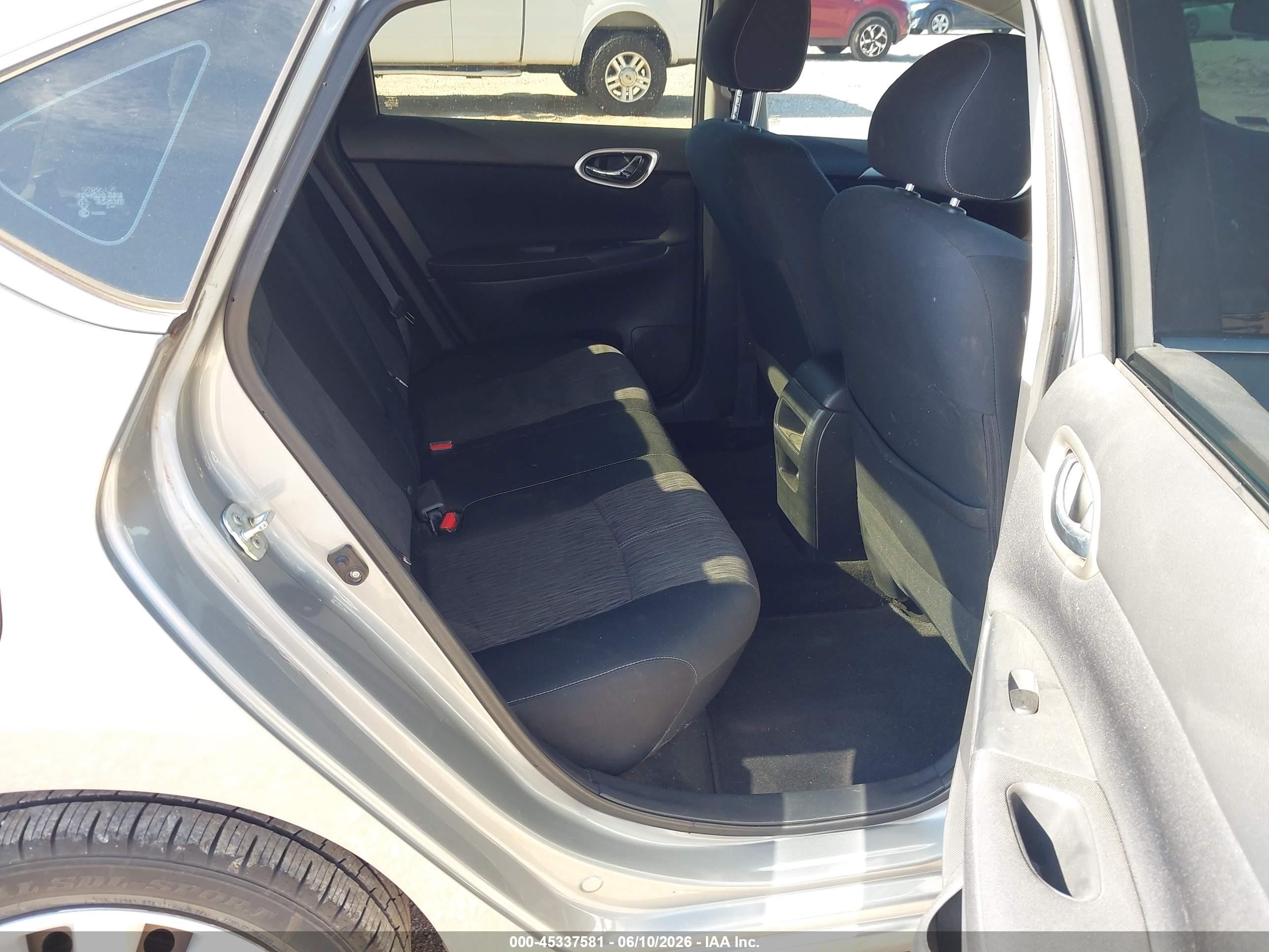 2014 Nissan Sentra Sv Gray vin: 3N1AB7APXEY319649