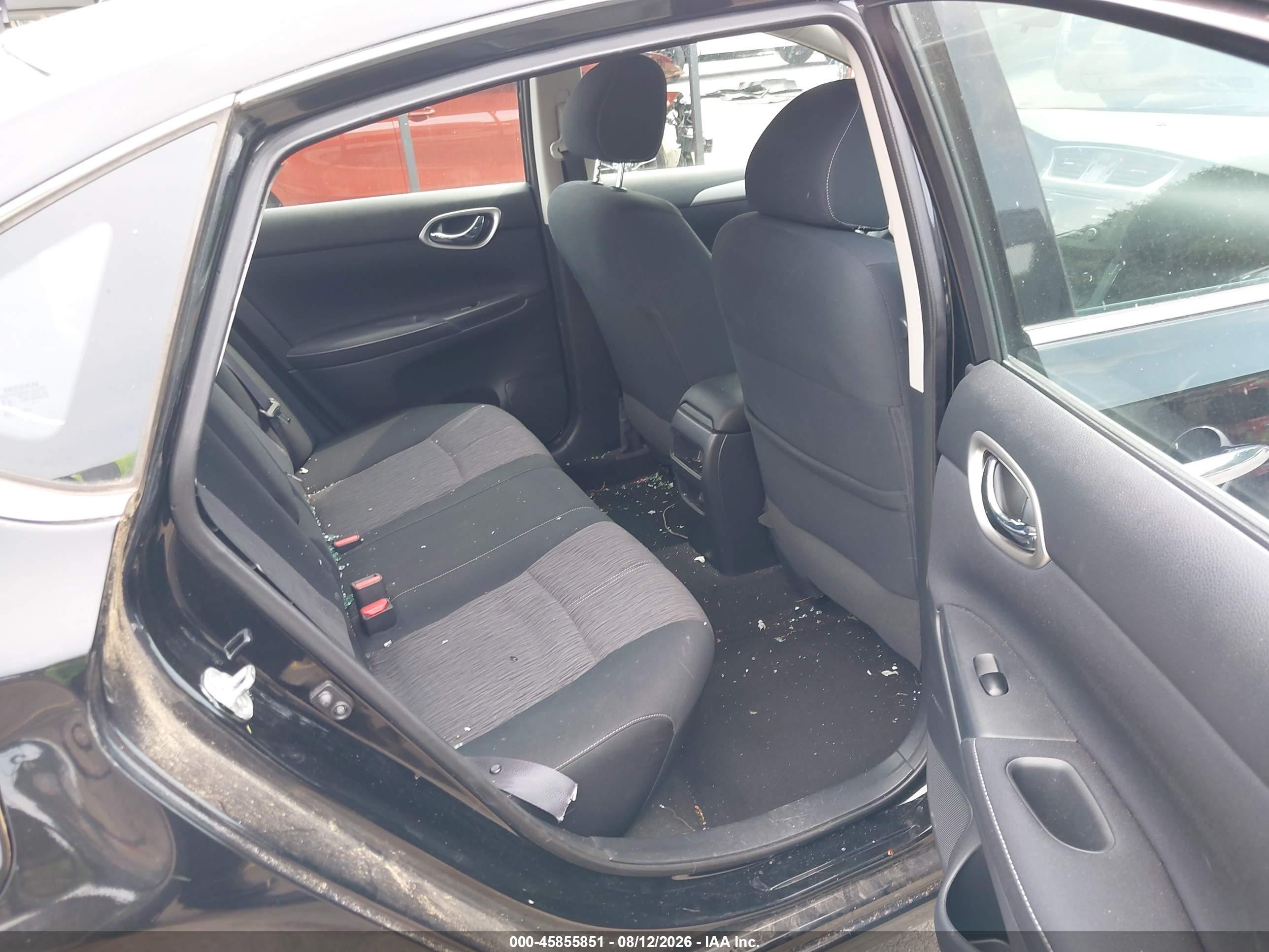 2014 Nissan Sentra Sv Black vin: 3N1AB7APXEY323491