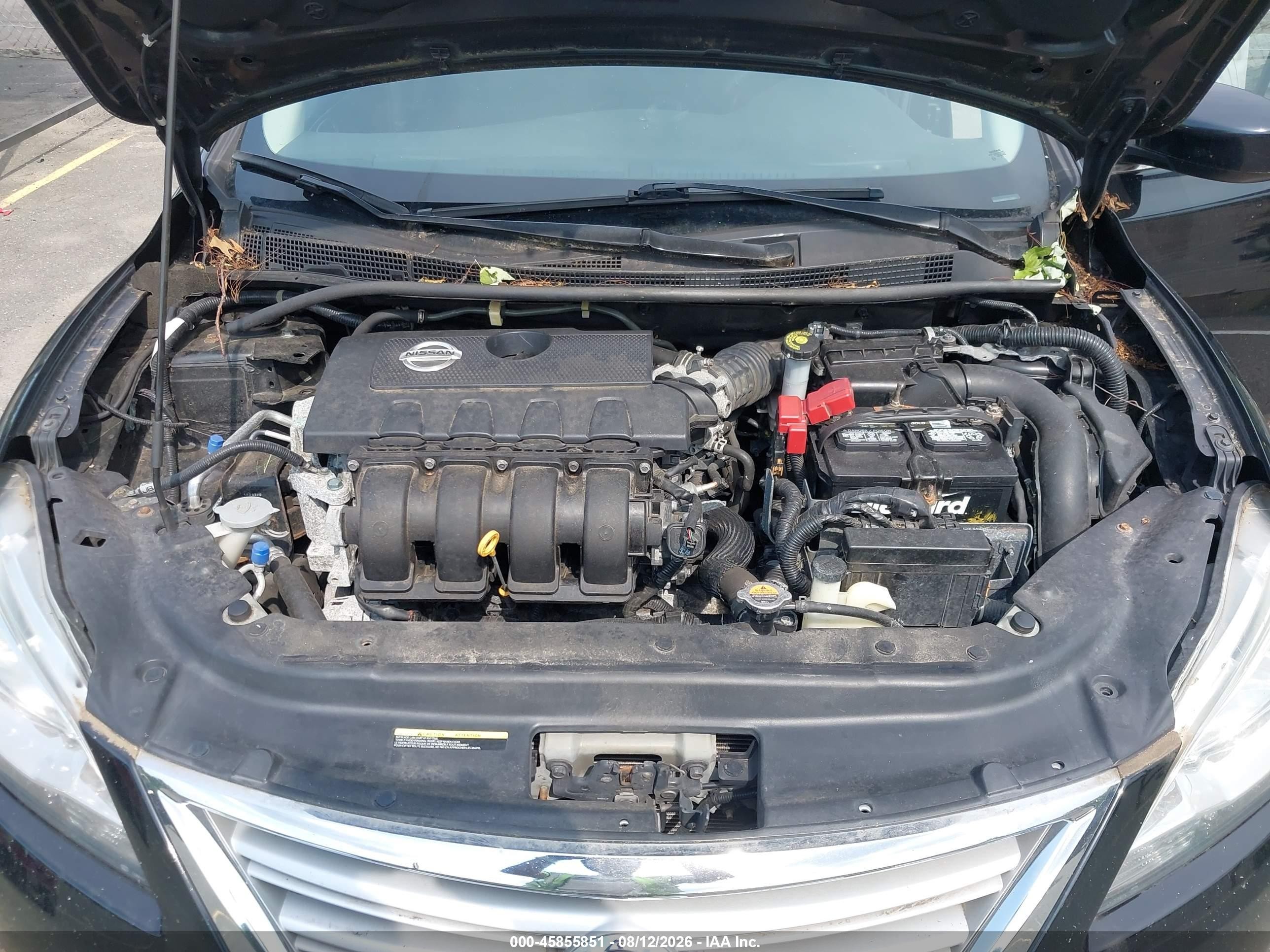 2014 Nissan Sentra Sv Black vin: 3N1AB7APXEY323491