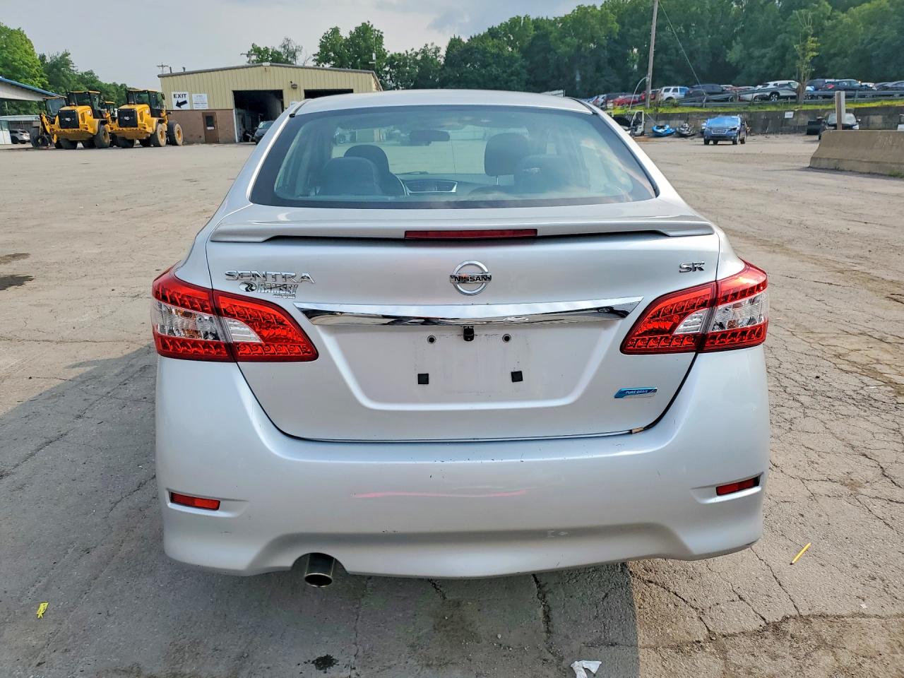 2014 Nissan Sentra Sr Silver vin: 3N1AB7APXEY325998