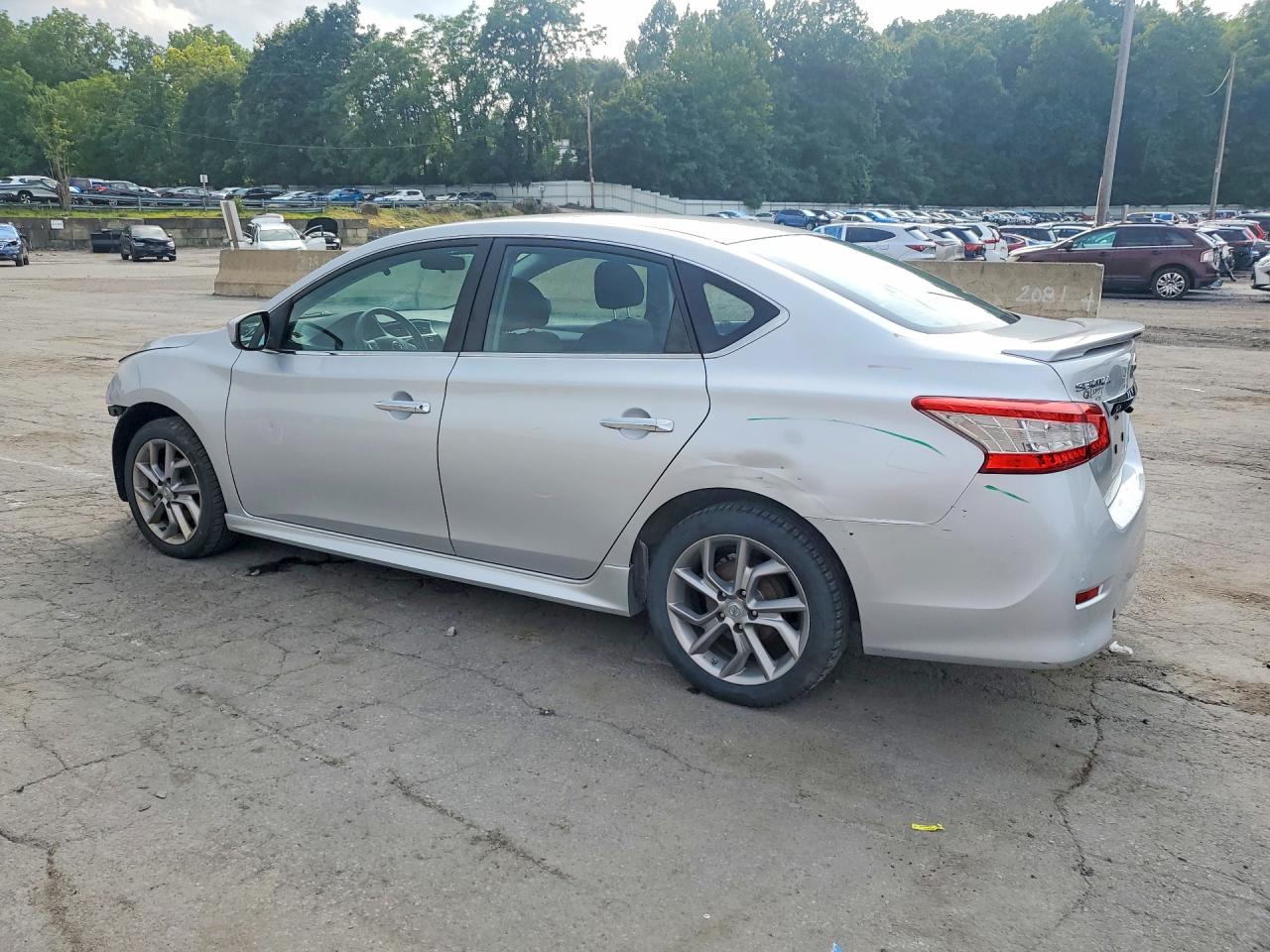2014 Nissan Sentra Sr Silver vin: 3N1AB7APXEY325998