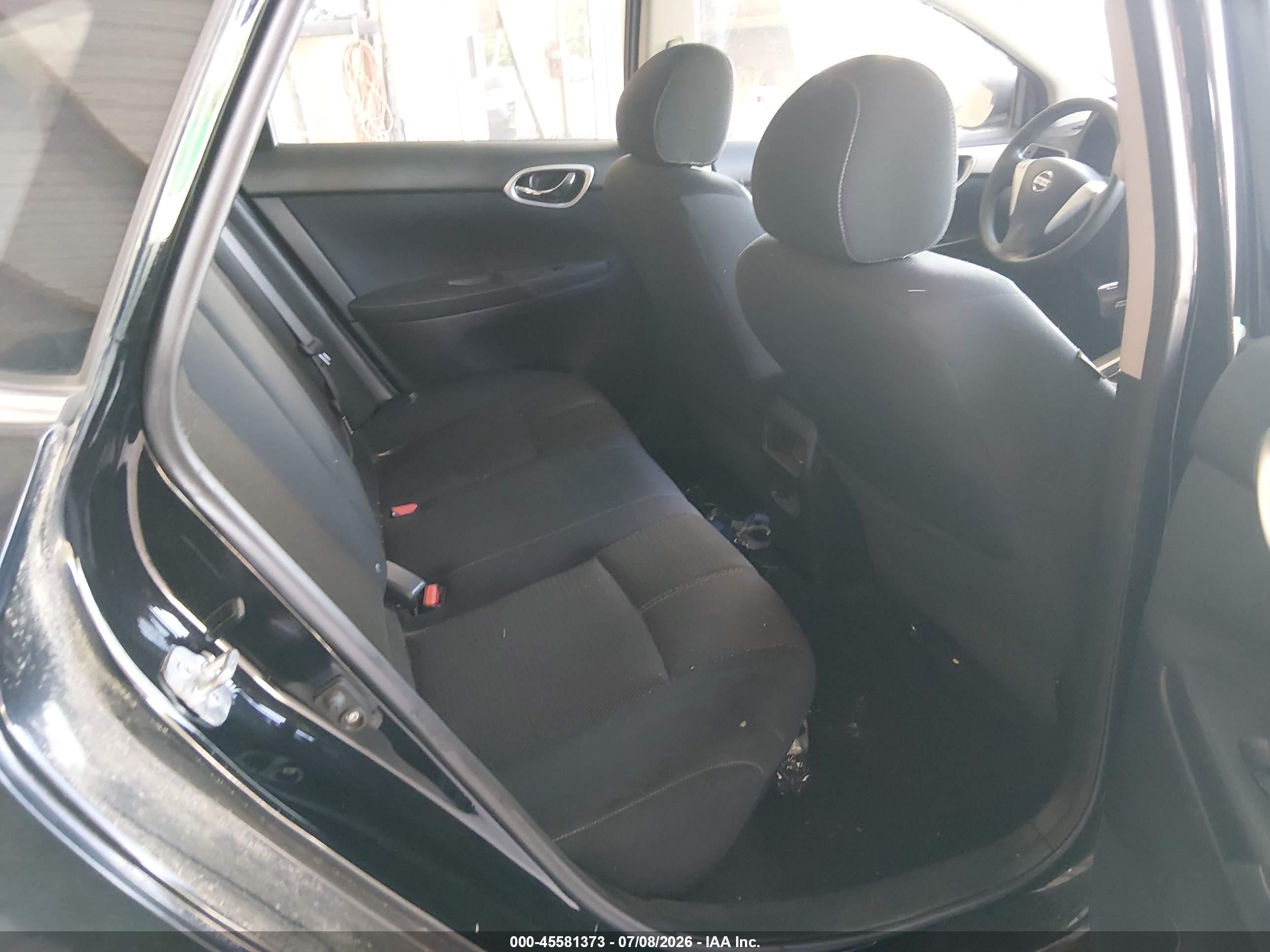 2014 Nissan Sentra S Black vin: 3N1AB7APXEY327718