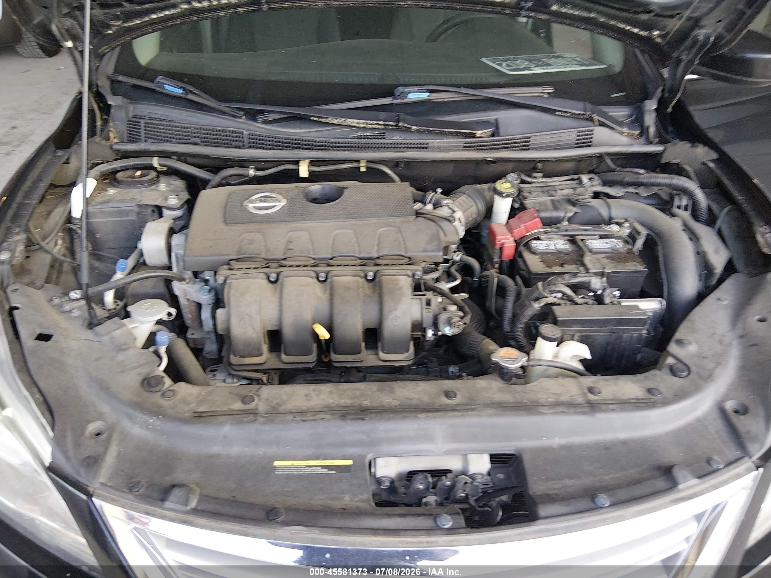 2014 Nissan Sentra S Black vin: 3N1AB7APXEY327718