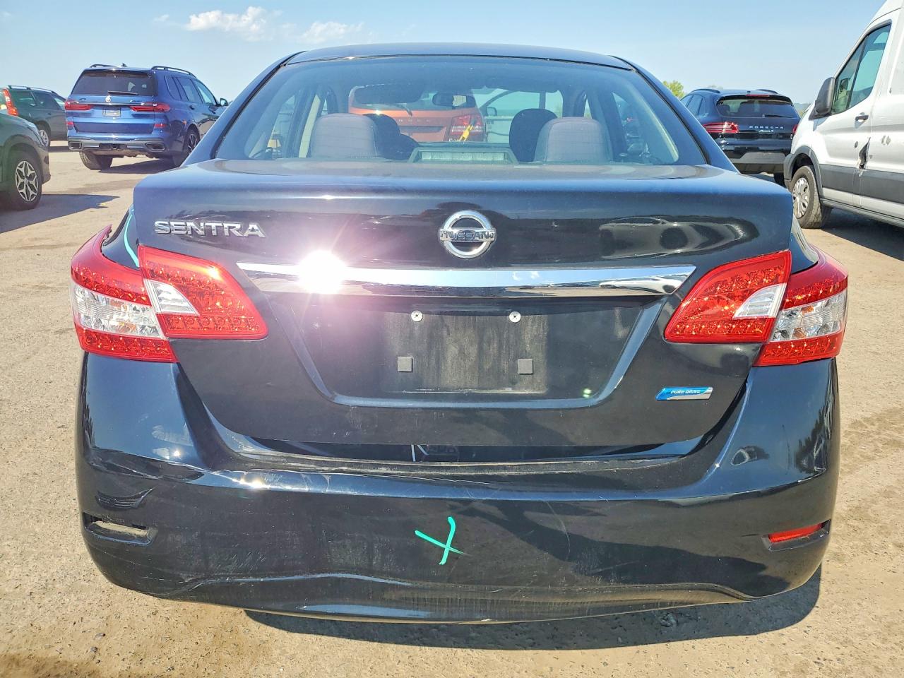 2014 Nissan Sentra S Black vin: 3N1AB7APXEY328156