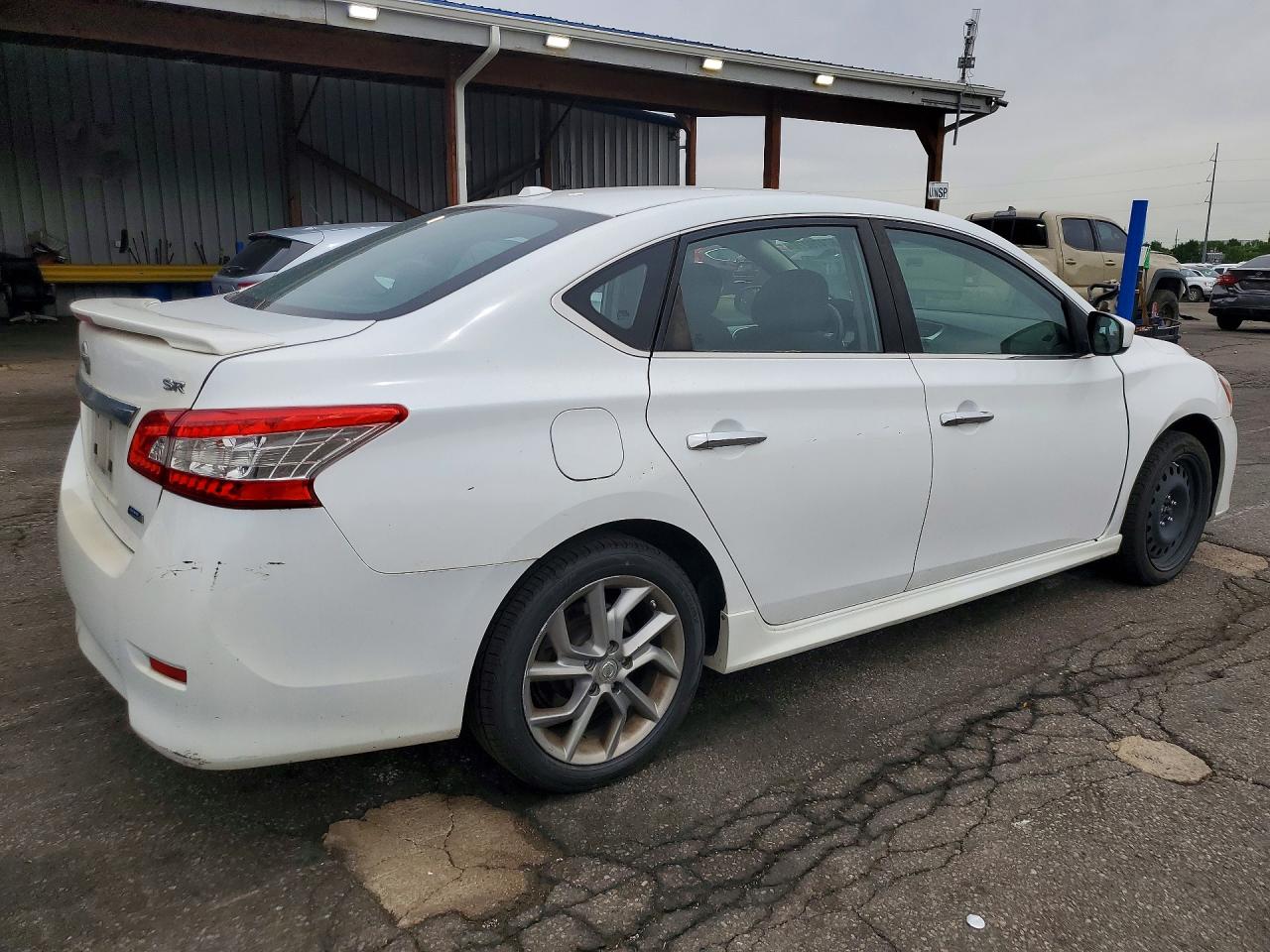 2014 Nissan Sentra Sr White vin: 3N1AB7APXEY330778