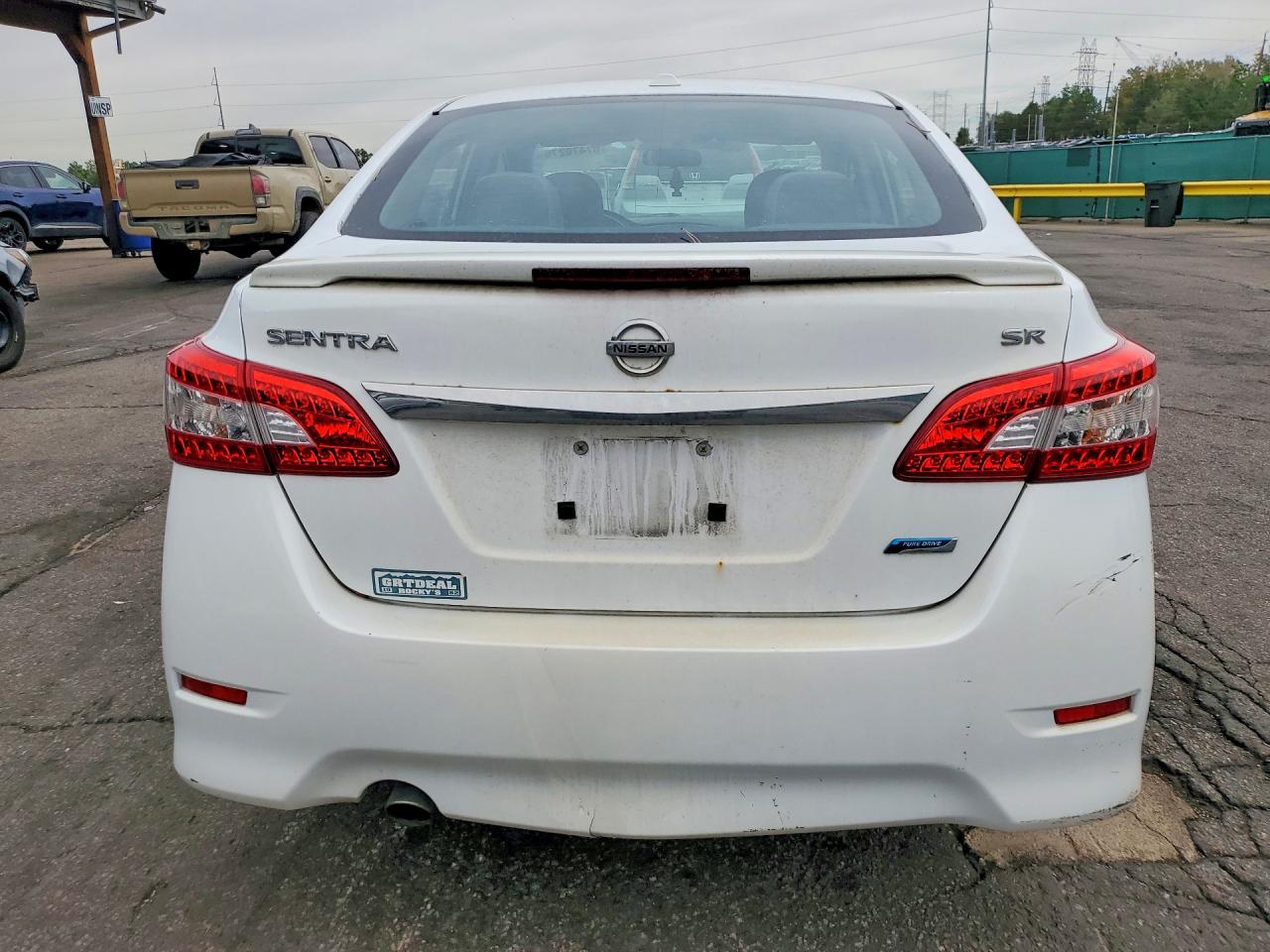 2014 Nissan Sentra Sr White vin: 3N1AB7APXEY330778