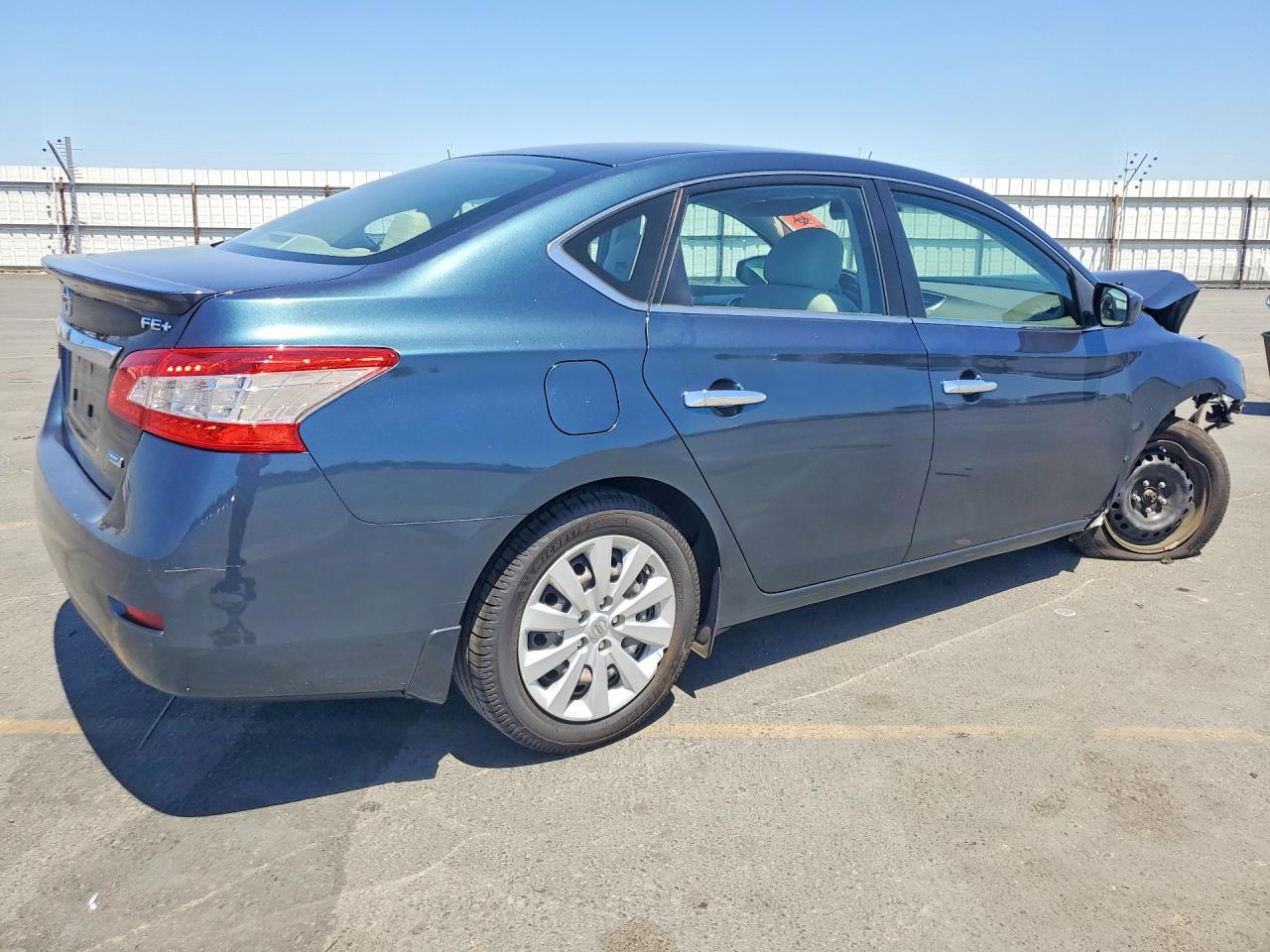 2014 Nissan Sentra Fe+ S Blue vin: 3N1AB7APXEY334233