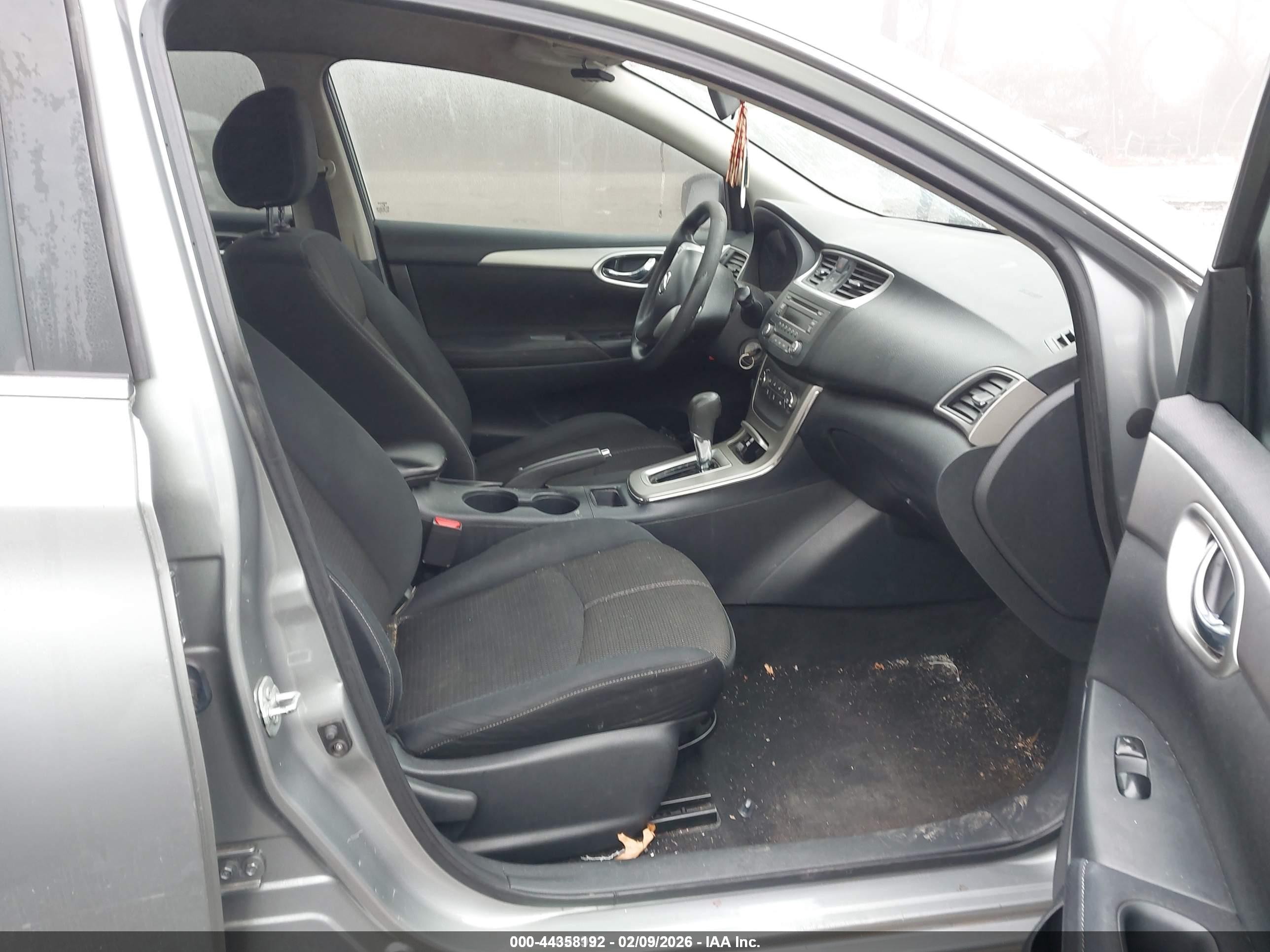 2014 Nissan Sentra S Gray vin: 3N1AB7APXEY338850
