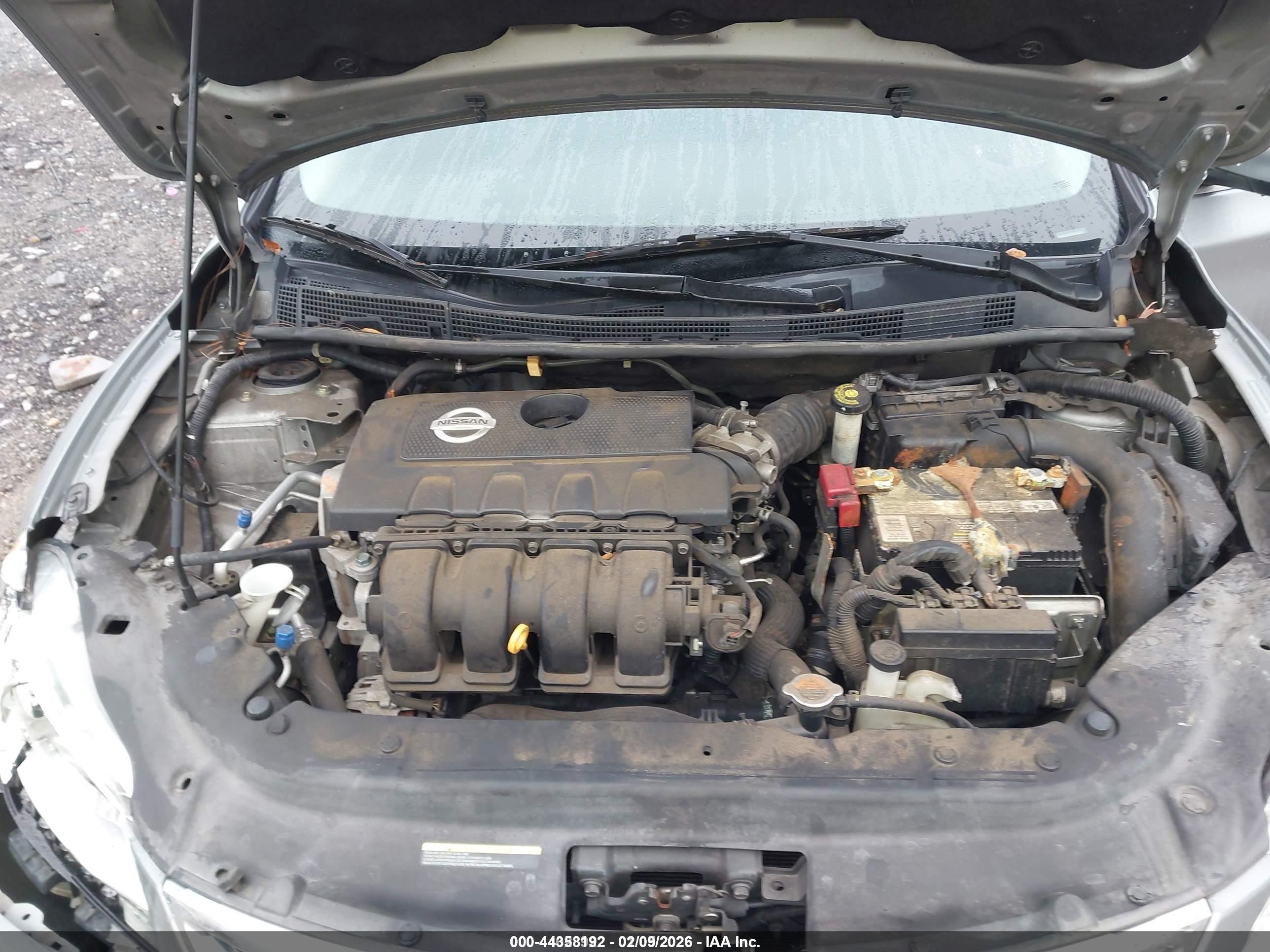 2014 Nissan Sentra S Gray vin: 3N1AB7APXEY338850