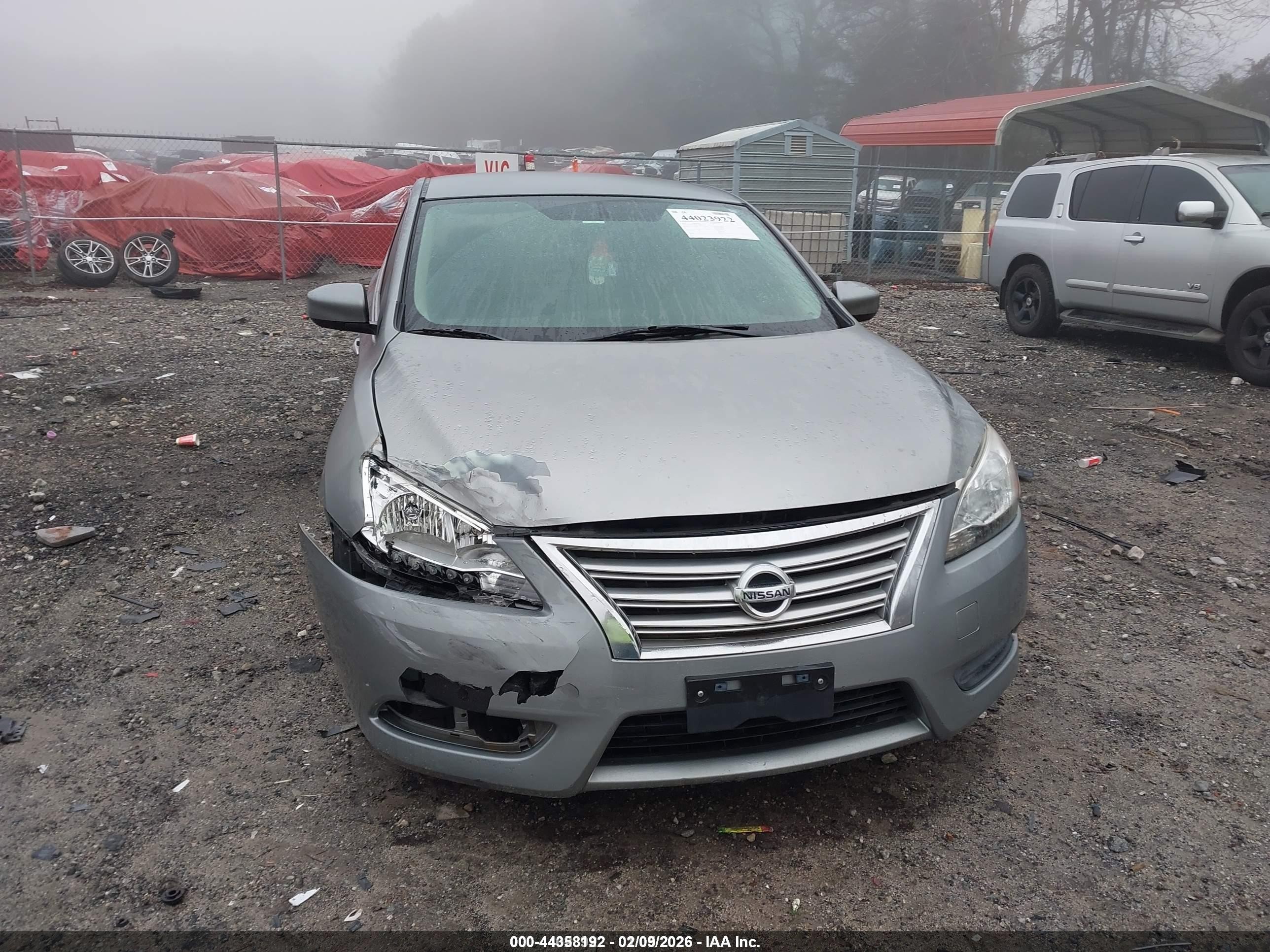 2014 Nissan Sentra S Gray vin: 3N1AB7APXEY338850