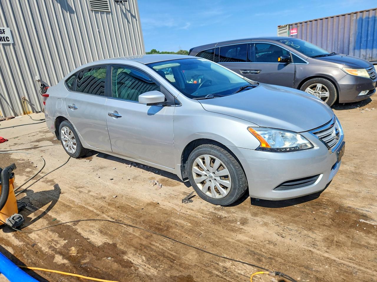 2015 Nissan Sentra Sv Silver vin: 3N1AB7APXFL628987