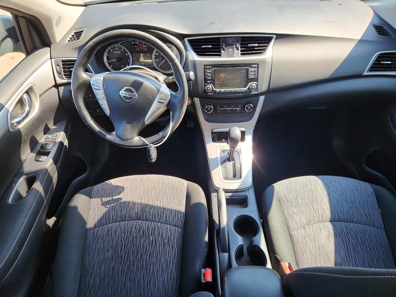 2015 Nissan Sentra Sv Silver vin: 3N1AB7APXFL628987
