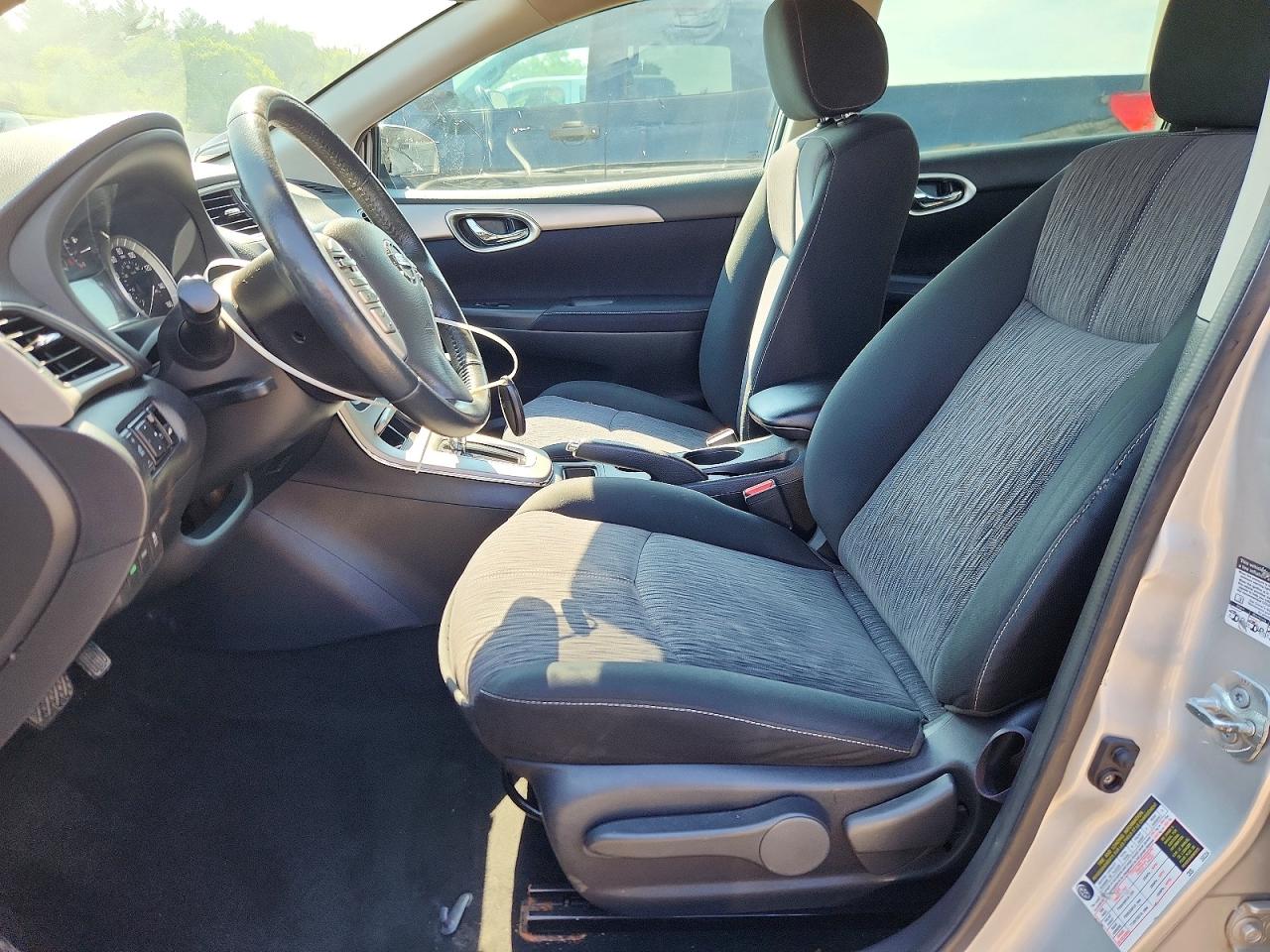 2015 Nissan Sentra Sv Silver vin: 3N1AB7APXFL628987