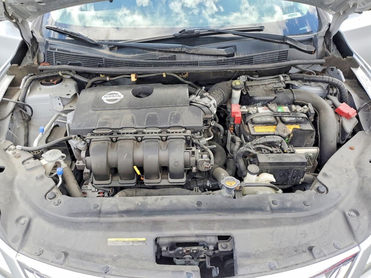 2015 Nissan Sentra Sv Gray vin: 3N1AB7APXFL632568