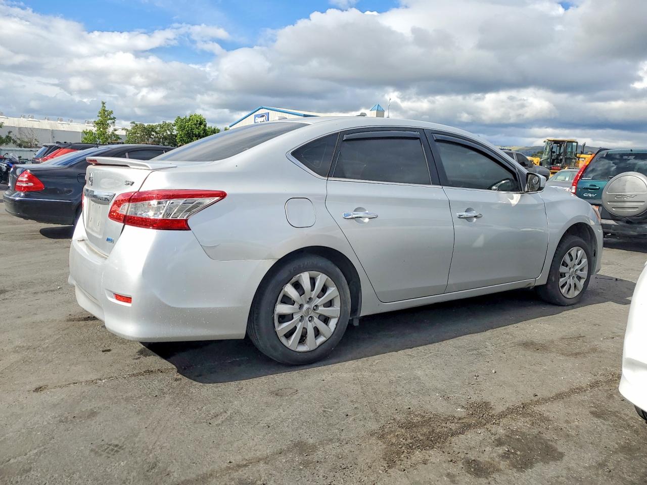 2015 Nissan Sentra Sv Gray vin: 3N1AB7APXFL632568