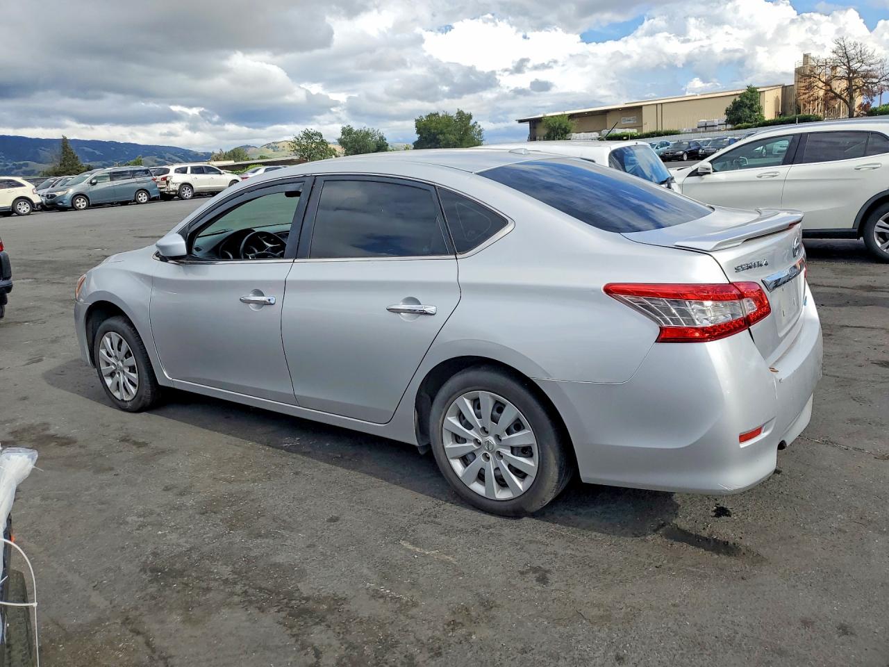2015 Nissan Sentra Sv Gray vin: 3N1AB7APXFL632568