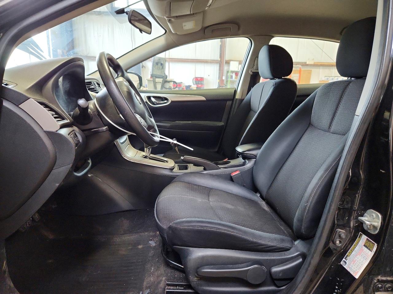 2015 Nissan Sentra S Black vin: 3N1AB7APXFL637737