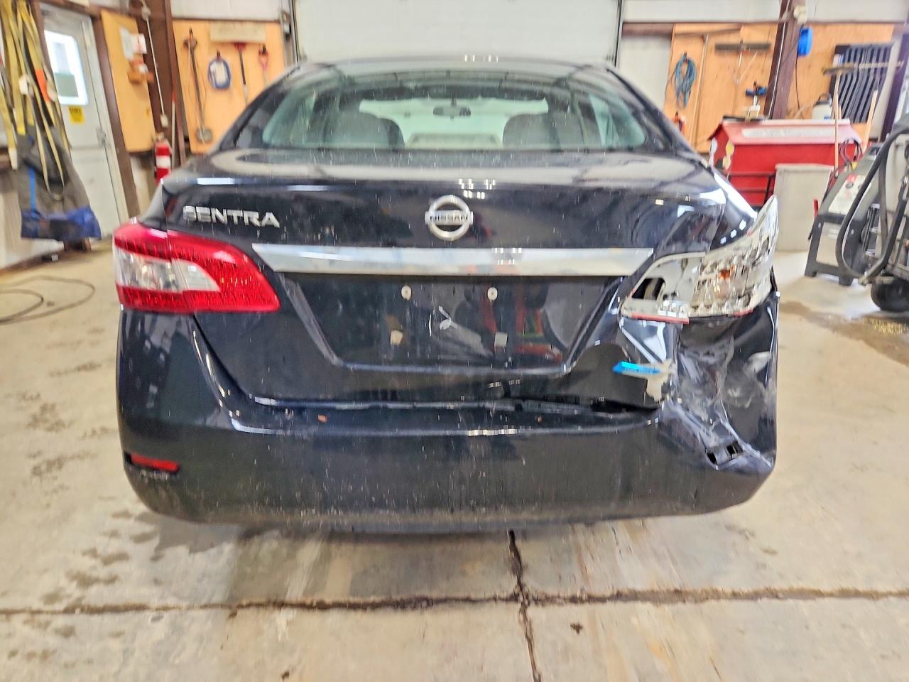 2015 Nissan Sentra S Black vin: 3N1AB7APXFL637737