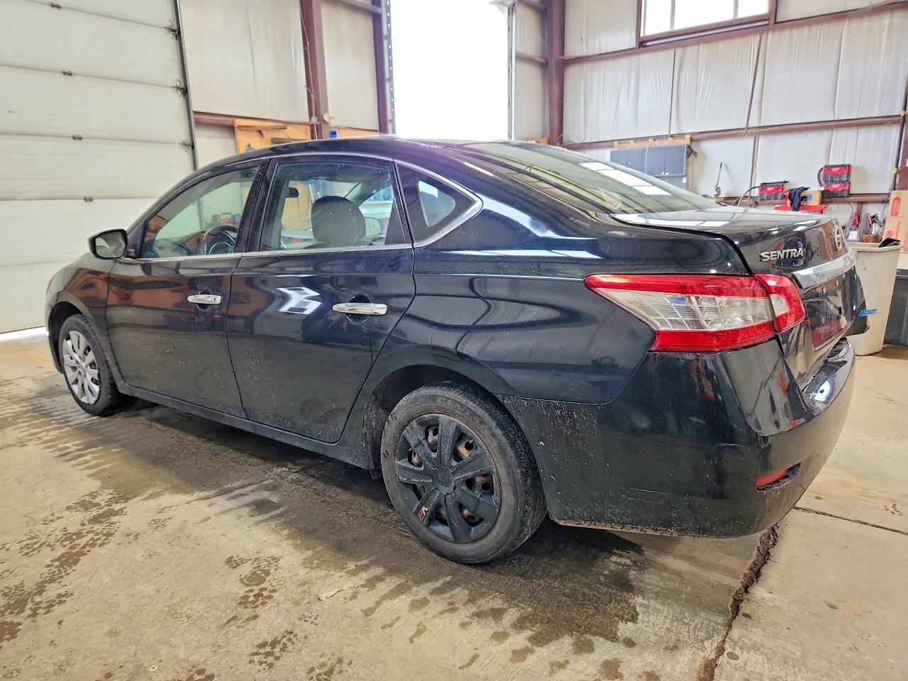 2015 Nissan Sentra S Black vin: 3N1AB7APXFL637737