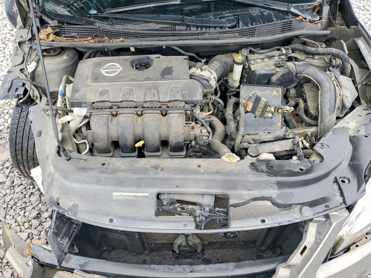 2015 Nissan Sentra Gray vin: 3N1AB7APXFL650911