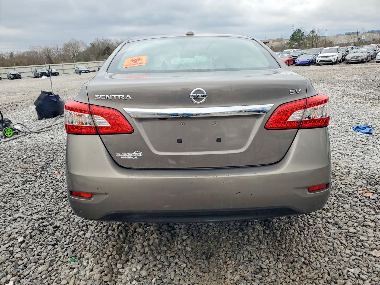 2015 Nissan Sentra Gray vin: 3N1AB7APXFL650911