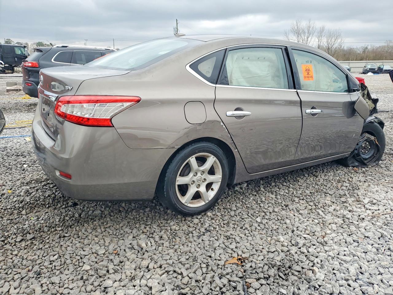2015 Nissan Sentra Gray vin: 3N1AB7APXFL650911