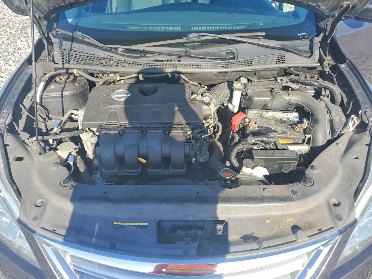 2015 Nissan Sentra Sv Gray vin: 3N1AB7APXFL658555