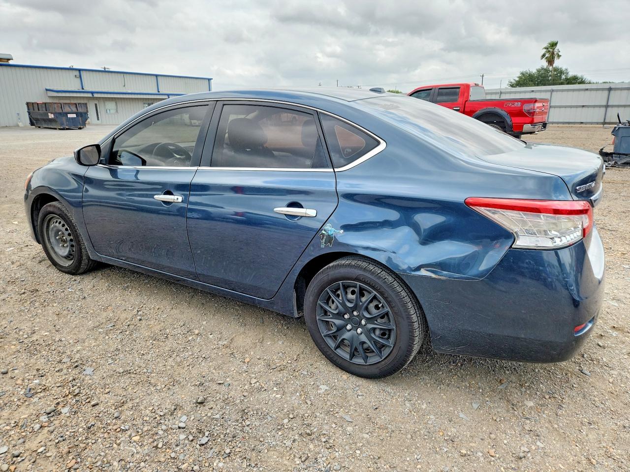 2015 Nissan Sentra Sv Blue vin: 3N1AB7APXFL661598