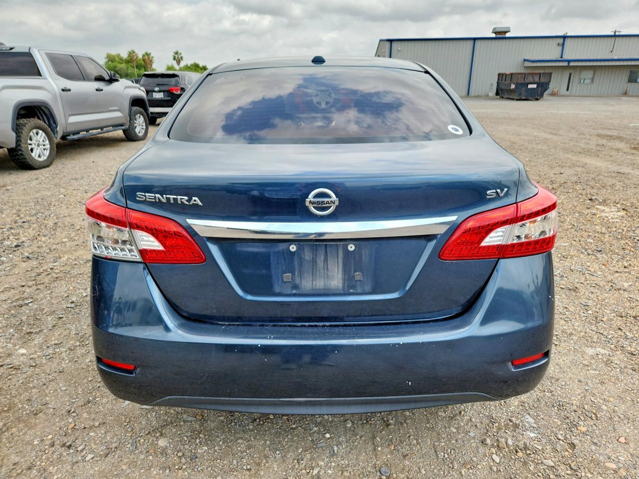2015 Nissan Sentra Sv Blue vin: 3N1AB7APXFL661598