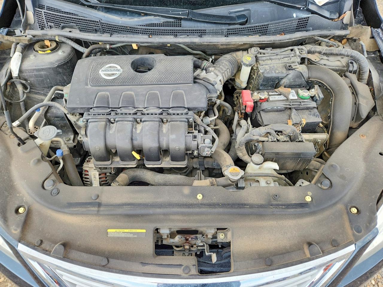 2015 Nissan Sentra Sv Blue vin: 3N1AB7APXFL661598