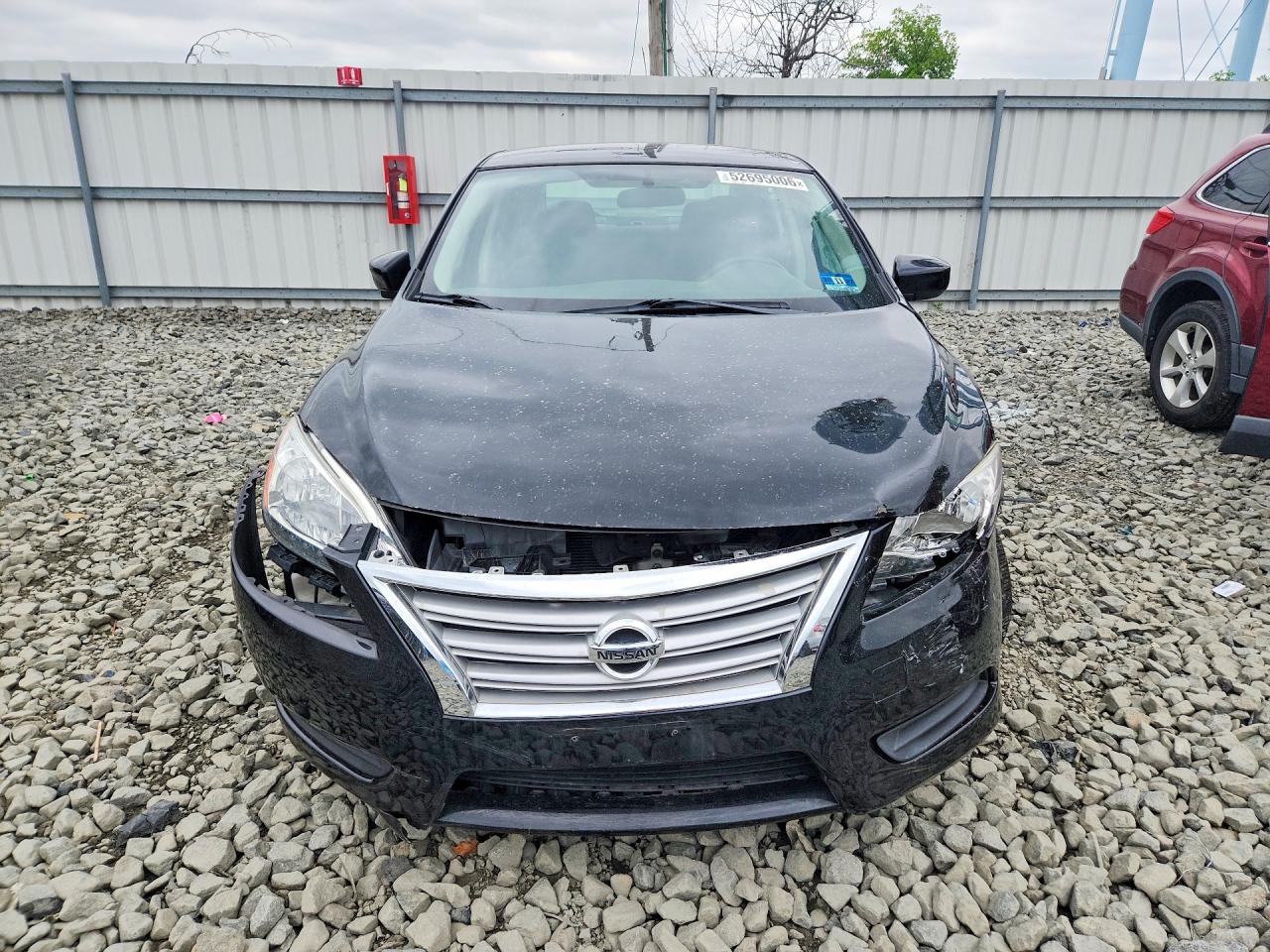 2015 Nissan Sentra Sv Black vin: 3N1AB7APXFL661911