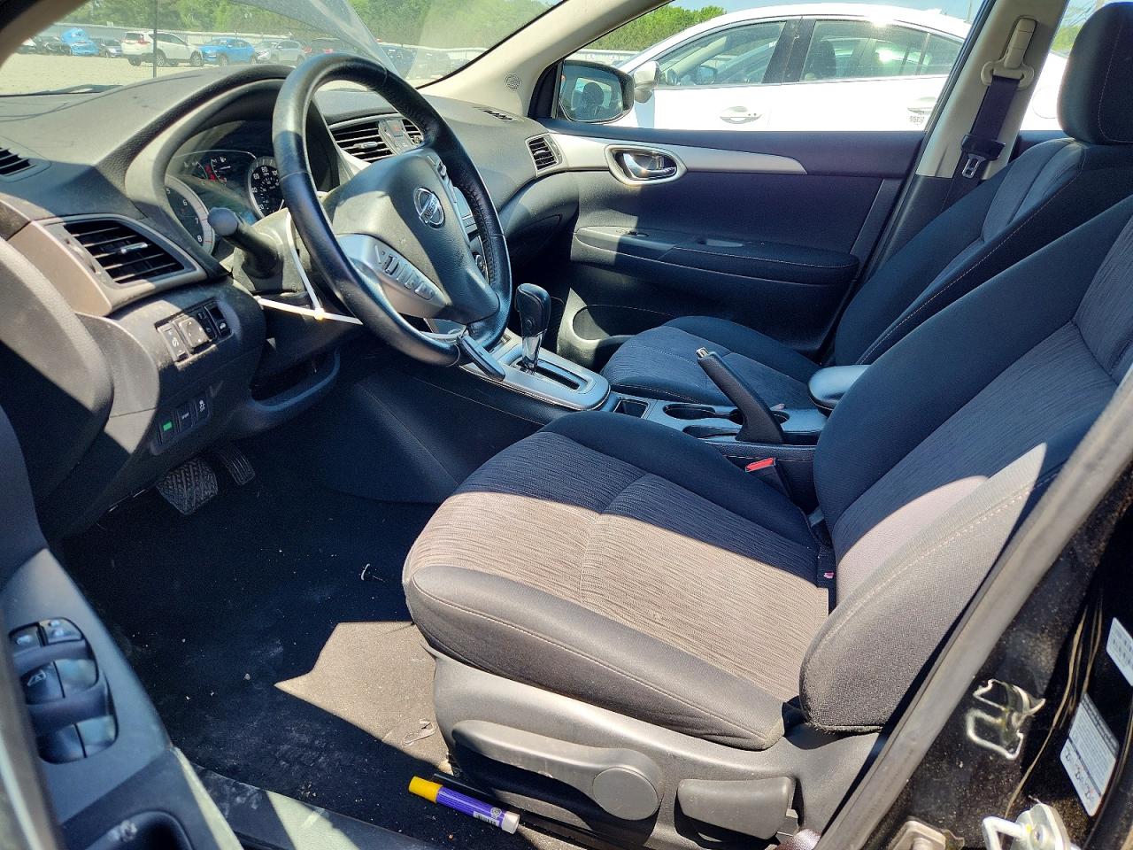 2015 Nissan Sentra Sv Black vin: 3N1AB7APXFL661911