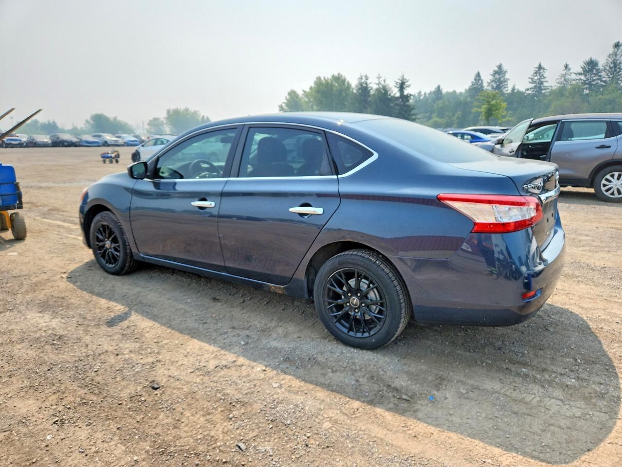 2015 Nissan Sentra S Blue vin: 3N1AB7APXFL665389