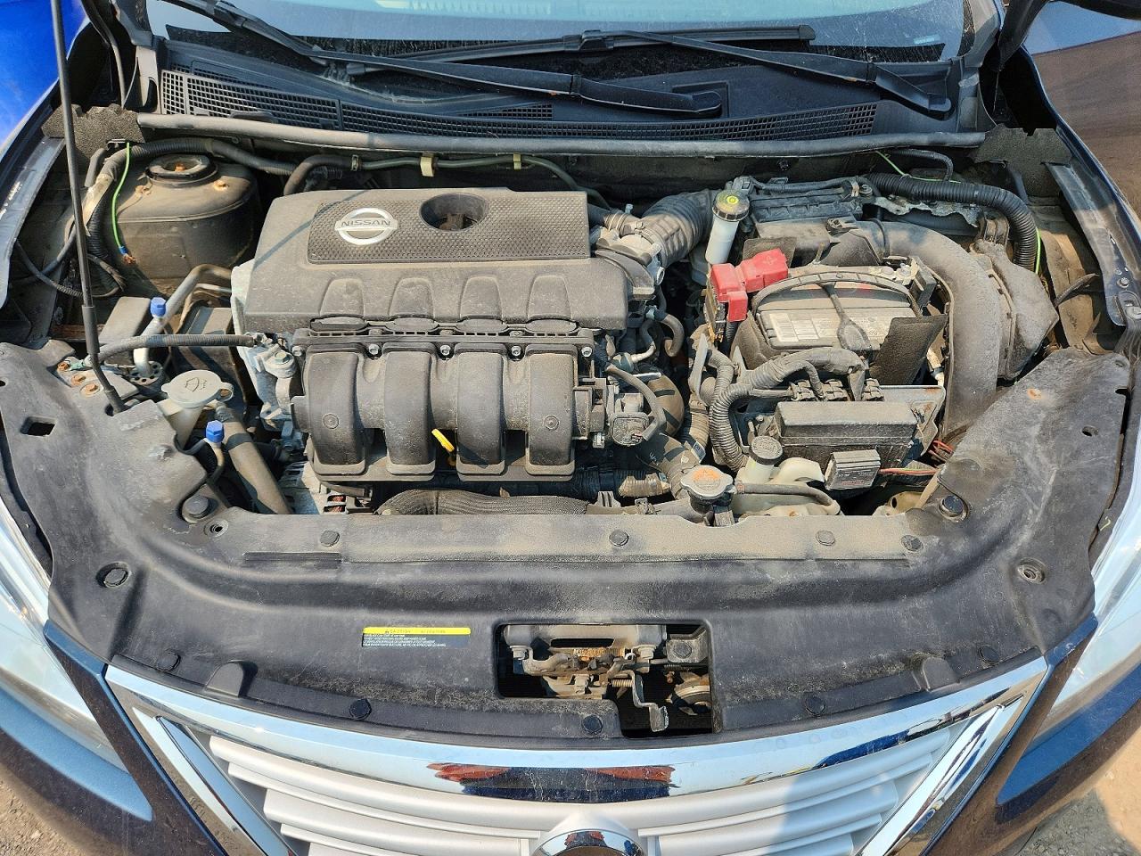 2015 Nissan Sentra S Blue vin: 3N1AB7APXFL665389